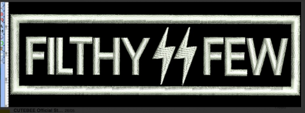 Stylish Filthy Few Tag Patch